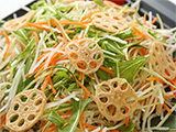 京水菜と大根の和風サラダ